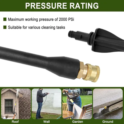 Miniatura 8 de Varita de repuesto ergonómica de alta presión herramienta desconector rápido para RY14122 RY141600 RY14612 K1700 K1710 K1800 extensión de manguera