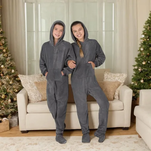 Miniatura 32 de Footed Pajamas - Pijama de una pieza de chenilla para niños pequeños Enterizo de pijama de una pieza para niños y niñas Unisex