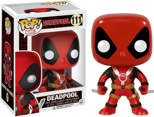 Miniatura 2 de Figura de acción Funko POP Marvel: Deadpool con dos espadas