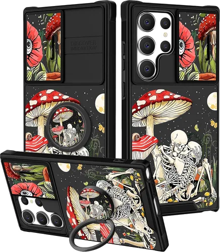 Miniatura 201 de Funermei Funda para teléfono Samsung Galaxy Note 10 Plus – Funda femenina bonita para niñas, diseño inspirador estético con funda para cámara