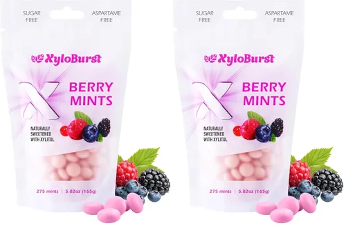 Miniatura 9 de XyloBurst - Mentas de Xilitol Menta para aliento fresco sin azúcar para la salud oral Sin gluten, veganas, aptas para keto Mentas libres