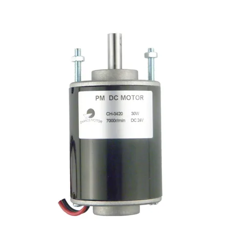 Miniatura 14 de CHANCS Motor de engranaje eléctrico de poco ruido del eje común del poder más elevado CH-3420 24V DC 7000RPM del alto esfuerzo de torsión