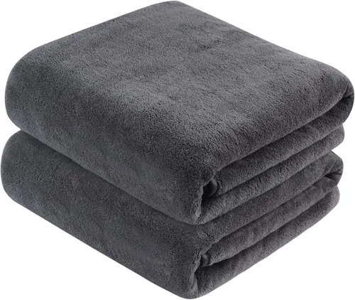 Miniatura 7 de KinHwa Toalla de baño de microfibra grande, toalla de baño absorbente, toallas de baño suaves, tamaño grande para mujeres y hombres, ideal para spa