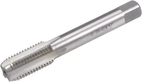 Miniatura 9 de uxcell Macho métrico de la máquina de la mano izquierda M12 rosca 1.75 paso H2 4 flautas de alta velocidad de rosca de tornillo de acero roscas