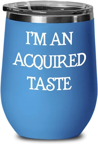 Miniatura 7 de I'm An Acquired Taste Wine Tumbler Travel Stemless Cup