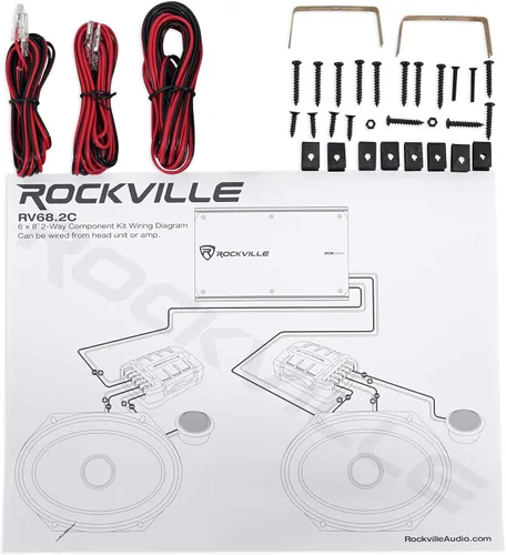 Miniatura 8 de Rockville 2 Pares RV68.2C 6x8/5x7 Componente Altavoces para Coche 1800 vatios/340w RMS CEA