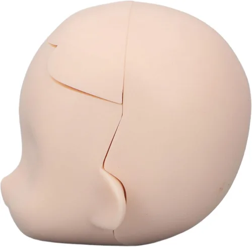 Miniatura 10 de Cabeza de muñeca en blanco, cabeza de muñeca articulada de silicona de repuesto, exquisita para muñeca articulada de bola de 1/12 (súper blanco)