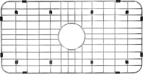 Miniatura 10 de SANNO Rejilla de fregadero de cocina de acero inoxidable para fregadero de cocina, protector de fregadero de rejilla para la parte inferior