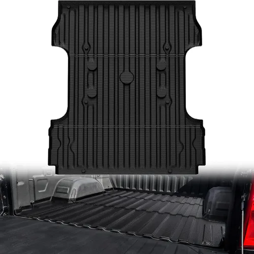 Miniatura 9 de OEDRO Alfombrillas de suelo compatibles con Ford F-250/F-350/F-450 Super Cab 2012-2016, TPE para todo clima con ajuste personalizado, juego