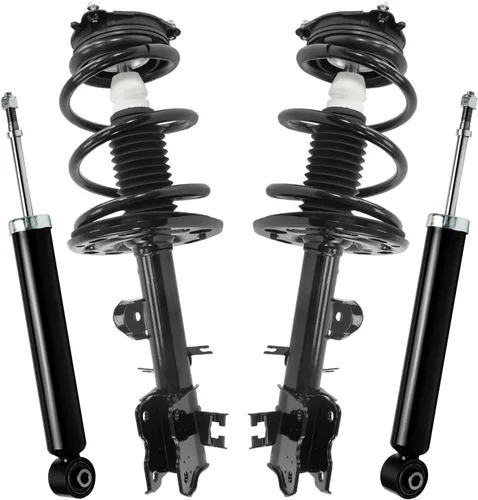 Miniatura 109 de Detroit Axle - Puntales y Amortiguadores para Chevy Traverse Buick Enclave GMC Acadia Saturn Outlook 2007-2012, 2 puntales delanteros con resorte