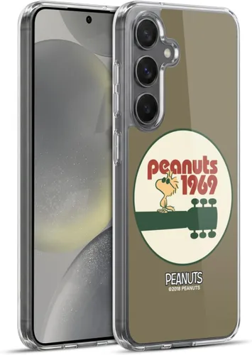 Miniatura 451 de Head Case Designs Funda de gel Woodstock 50th con licencia oficial de Peanuts Snoopy Guitar 1969 [protección de grado militar] compatible