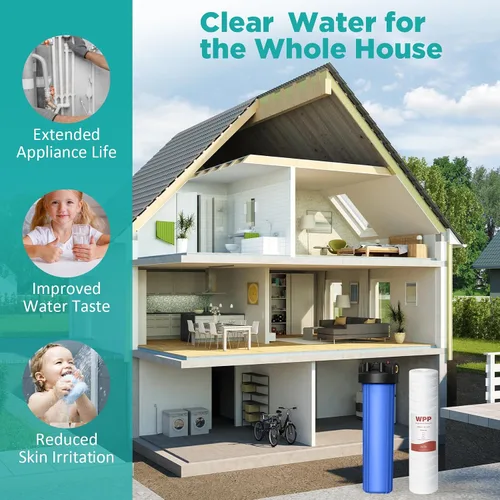 Miniatura 7 de SimPure - Cartucho de filtro de agua para sedimentos y heridas de 5 micras, 20 x 4.5 pulgadas, repuesto para agua de pozo de sedimentos para toda