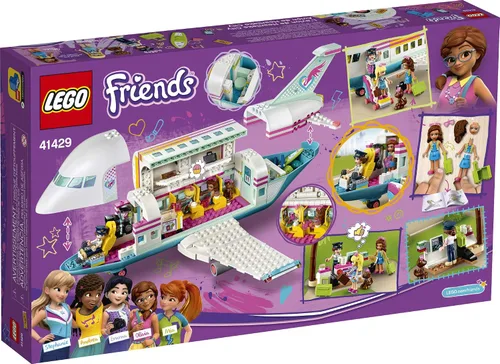 Miniatura 5 de LEGO Friends Heartlake City Airplane 41429, incluye Friends Stephanie y Olivia, y muchos accesorios divertidos para avión para despertar tiempos