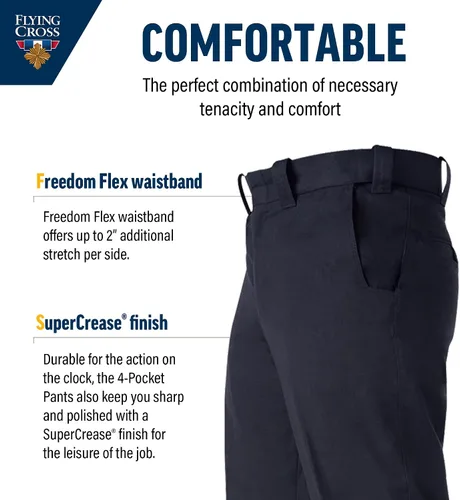 Miniatura 5 de FX STAT Womens Law Enforcement Duty Pants, Police Uniform, Fire Department, EMS, Unhemmed, Class A 4-Pocket
