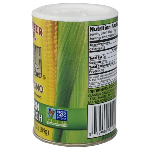 Miniatura 4 de Clabber Girl Almidón de maíz sin OMG, sin gluten, 6.5 onzas