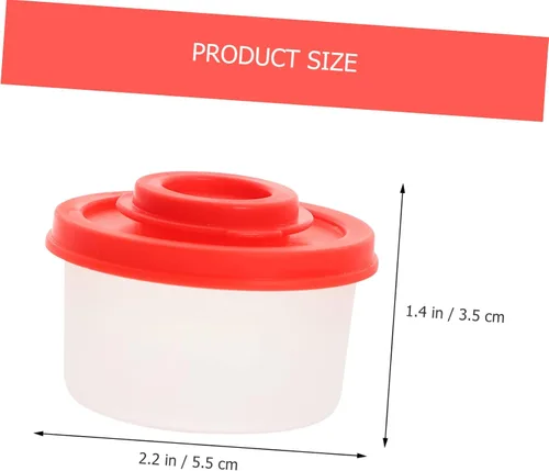 Miniatura 8 de UPKOCH 2pcs Mini Spice Jar Xiaoxiang Pp Viaje Botella