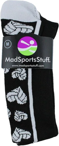Miniatura 2 de MadSportsStuff Crazy Love Volleyball Hearts Crew Socks