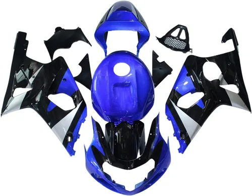 Miniatura 226 de Kit de carenado de inyección azul, negro y blanco para Suzuki GSXR600 GSX750 2006 2007 GSXR 600 GSX-R750 06 07 ABS Carenado de plástico completo
