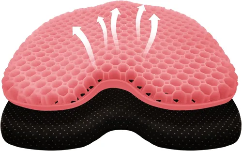 Miniatura 10 de Cojín de asiento de kayak, asiento de kayak de gel grueso antideslizante impermeable, almohadilla de goma portátil para remo de canoa para estadio