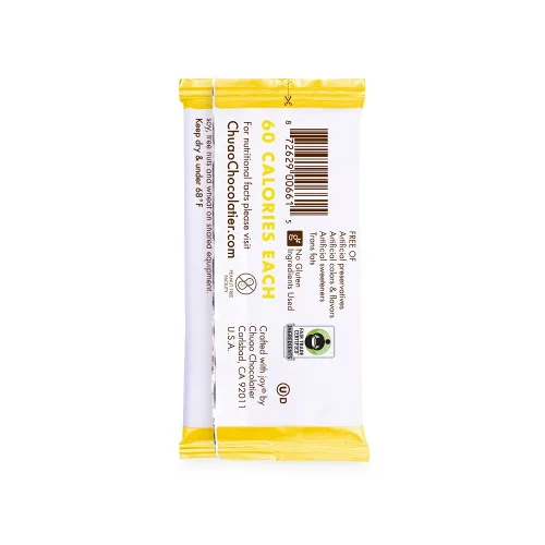Miniatura 3 de chuao Chocolatier Potato Chip chocopods – Mini Barras de chocolate (24-Pack)