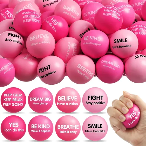 Miniatura 17 de Liliful 48 bolas motivacionales para el estrés, bolas inspiradoras a granel para adultos, alivio de la ansiedad, juguetes para la ansiedad, regalos