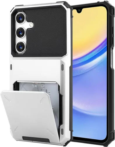Miniatura 101 de Funda tipo cartera para Samsung Galaxy S22 Ultra con 4 ranuras para tarjetas de crédito a prueba de golpes, funda híbrida de protección reforzada