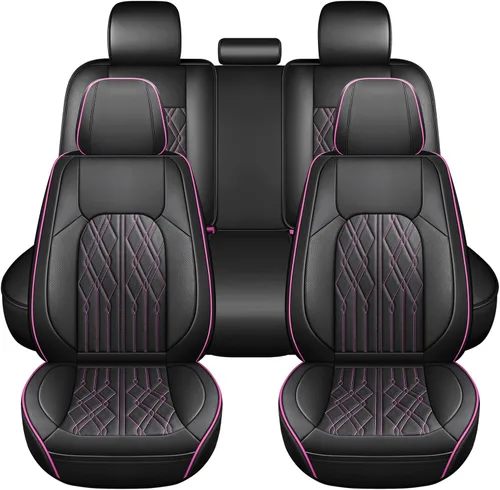 Miniatura 20 de Huidasource Fundas de cuero para asiento trasero, impermeables, para asiento trasero dividido, protector de cojín de asiento de vehículo, ajuste