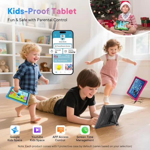 Miniatura 8 de HAOVM Tablet Android 15 de 8 pulgadas, tableta desbloqueada con SIM 4G, CPU Octa-Core 2.0GHz, 12 GB+64 GB, TF expandible, pantalla IPS, WiFi 5G