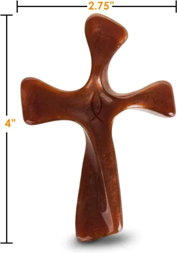 Miniatura 3 de Soothe My Restless Soul Prayer Cross, regalos de fe para mujeres, diseño de mano, reconfortante para agarrar, aferrarse y orar, regalo pacífico