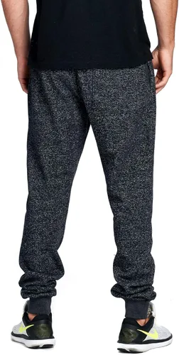 Miniatura 3 de PROGO USA Pantalones deportivos básicos de forro polar jaspeado para hombre, cintura elástica