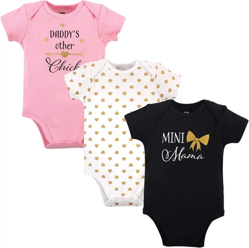 Miniatura 310 de Hudson Baby baby-girls Cotton Bodysuits 3-pack