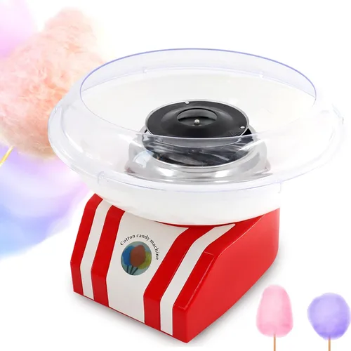 Máquina de algodón de azúcar para niños, máquina de algodón para hacer hilo dental para el hogar, cumpleaños, fiesta familiar, regalo de Navidad