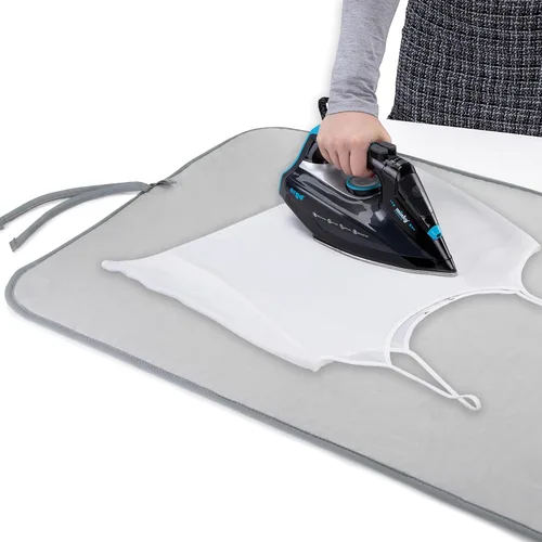 Miniatura 2 de Minky Homecare Tapete de planchado de lujo – Almohadilla portátil para planchar – Superficie grande 39.4 x 23.6 pulgadas – para la parte superior