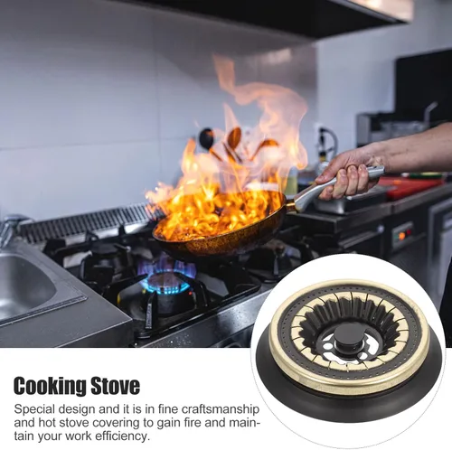 Miniatura 8 de Mobestech Wok Ring - Soporte para estufa de gas, repuesto para quemador de gas, estufa de gas, anillos reductores para utensilios de cocina, estufa