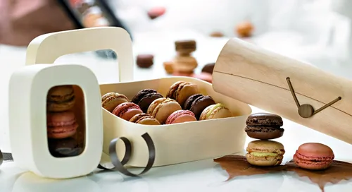 Miniatura 3 de PacknWood 210MACINS3 - Macaron de plástico transparente, cajas transparentes de macarrón, caja de almacenamiento de macarrones, caja de macarrón