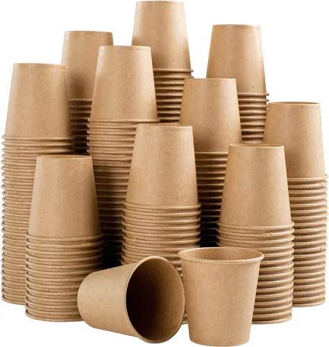 Miniatura 11 de Lamosi Tazas de papel desechables de 5 oz - 300 unidades, tazas de papel kraft para baño y enjuague bucal, tazas de café expreso de 5 onzas