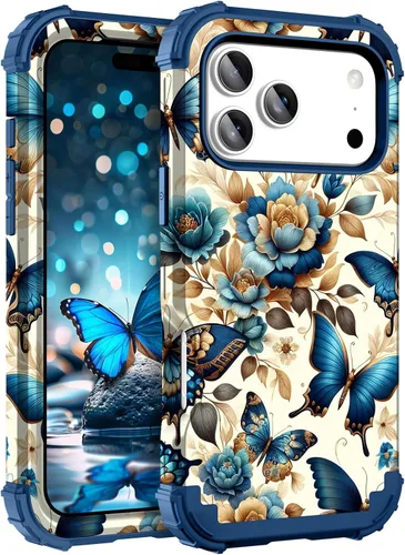 Miniatura 77 de Hocase Funda para iPhone SE 2022/2020, resistente a prueba de golpes, de plástico duro+goma de silicona, funda protectora híbrida para iPhone SE