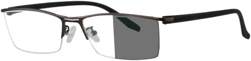 Miniatura 8 de Circleperson Gafas de lectura progresivas fotocromáticas de transición hombres mujeres bifocales sin línea Plano superior gris / 0