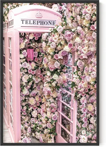 Miniatura 38 de Haus & Hues - Póster rosa con impresión de guepardo para decoración de pared de habitación, decoración artística para pared, sin marco, diseño
