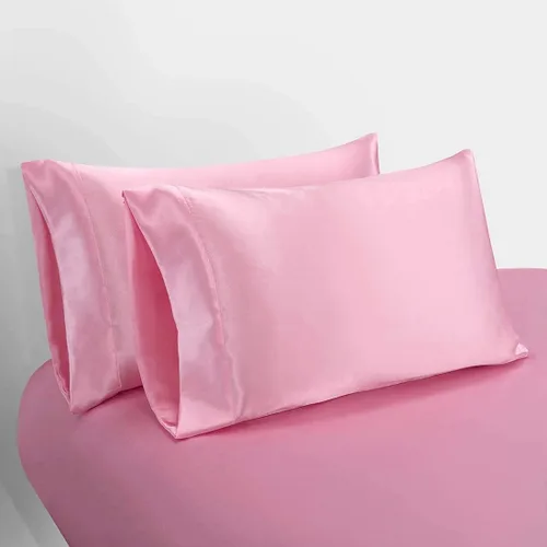 Miniatura 16 de Homiest Juego de sábanas de satén de lujo de 3 piezas con bolsillo profundo, 1 sábana bajera + 1 sábana encimera + 1 funda de almohada