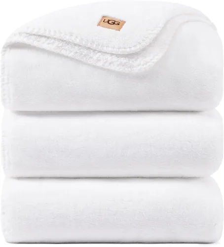 Miniatura 16 de UGG Whitecap Manta de Felpa Suave y Mullida de Forro Polar para Sofá o Cama, Decoración del Hogar, Manta de Invierno, Lavable a Máquina, 50 pulgadas