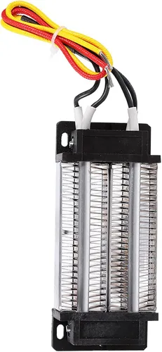 Miniatura 4 de Calentador de aire PTC de 12V Calentador de aire de cerámica Elemento de calefacción 200W DC 12V Calentador de elemento termostático de cerámica