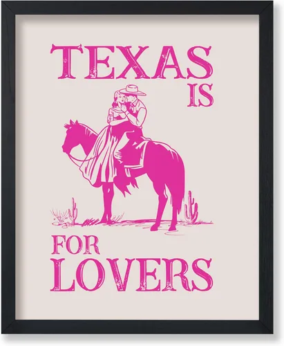 Miniatura 54 de Poster Master Póster retro de vaquera rosa con texto en inglés "Raise Hell", diseño de pared occidental, regalo para hombres y mujeres, decoración