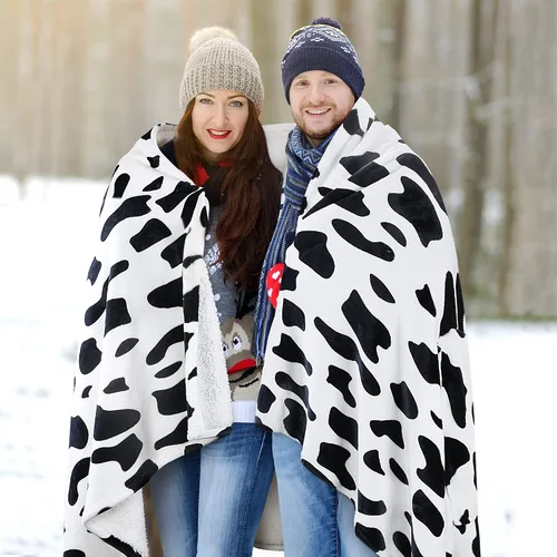 Miniatura 5 de Catalonia Manta Poncho Sherpa Vestible para Adultos Mujeres Hombres, Manta Capa Envolvente con Bolsillo, Cálida, Suave, Acogedora, Cómoda, Regalo