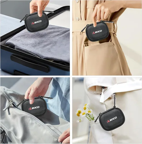 Miniatura 6 de RLSOCO Funda de transporte para auriculares inteligentes Sennheiser Momentum True Wireless 4/3 - Negro (solo funda)