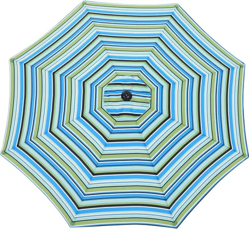 Miniatura 28 de MASTERCANOPY - Sombrilla de patio de 9 pies, toldo de repuesto para 8 varillas - Sólo la cubierta color turquesa