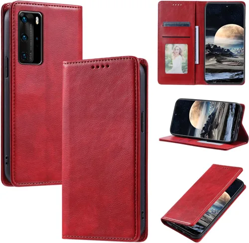 Miniatura 41 de Funda de cuero compatible con Google Pixel 7, compatible con Google Pixel 7 5G GVU6C GQML3 Flip Folio PU Funda de cuero negro