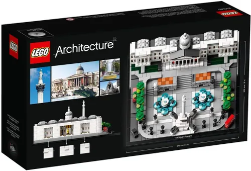 Miniatura 8 de LEGO Architecture 21045 Kit de construcción del edificio de la plaza Trafalgar (1197 piezas)