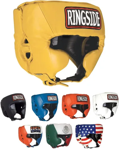 Miniatura 15 de Ringside, Muay Thai, MMA, casco con protección para enfrentamiento de boxeo con laterales Blanco