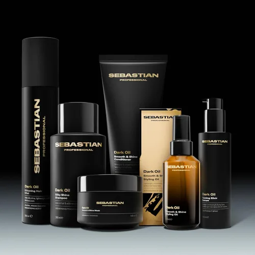 Miniatura 9 de Sebastian Professional Dark Oil Lightweight Hair Styling Oil Travel Kit Infused with Sandalwood, Cedarwood, & Argan Oils